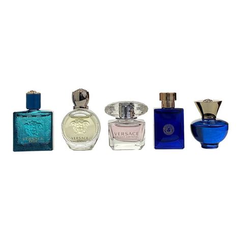 versace 5pc mini gift set perfume for women|Versace mini perfume set women.